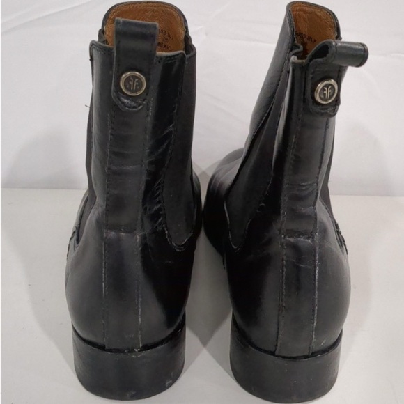 🛑 1 hour sale. Frye, Men's Black Leather Ankle Boots Size 11 Made in Mexico - Picture 3 of 10